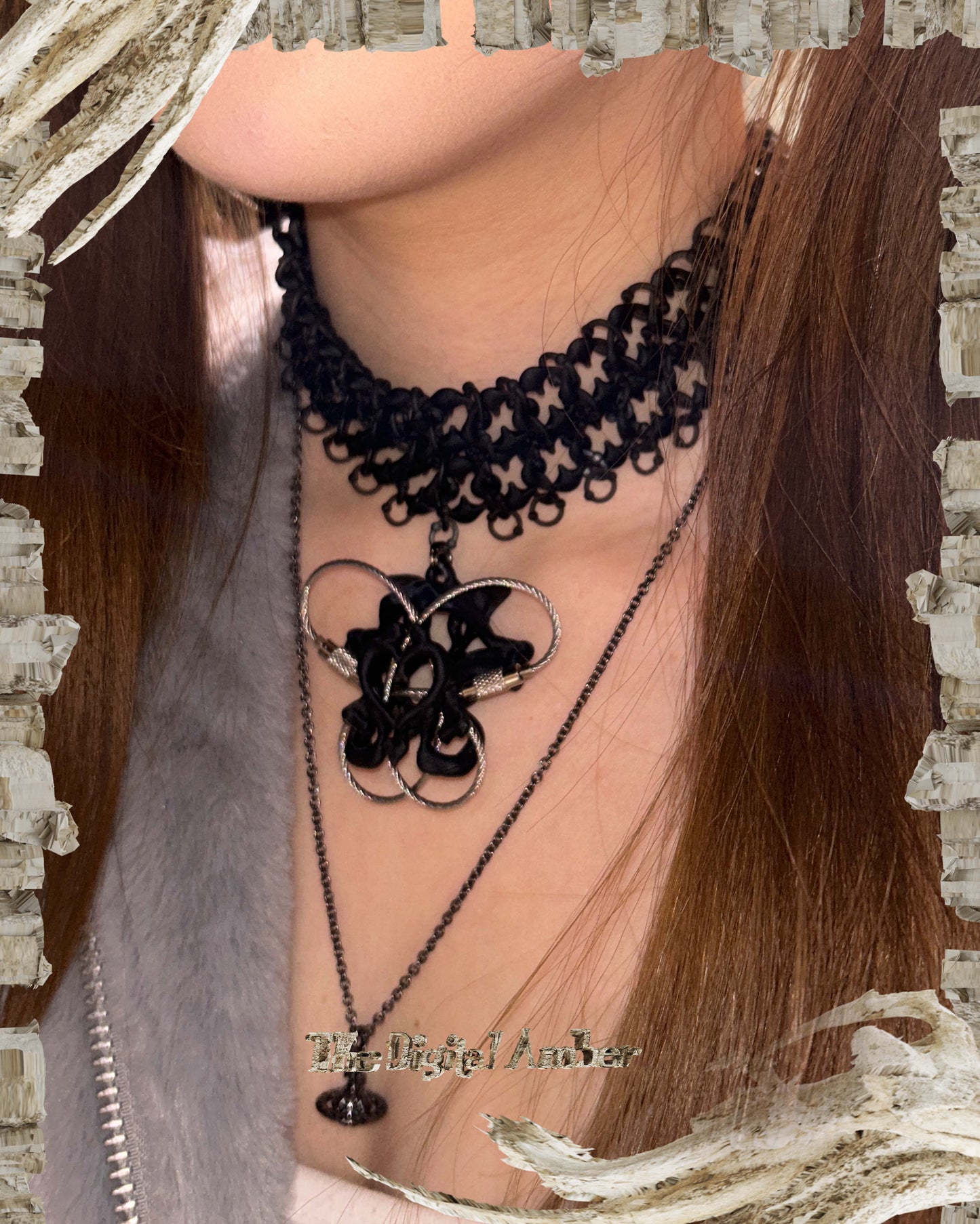 *⁂+ Amber Chain Necklace +⁂*