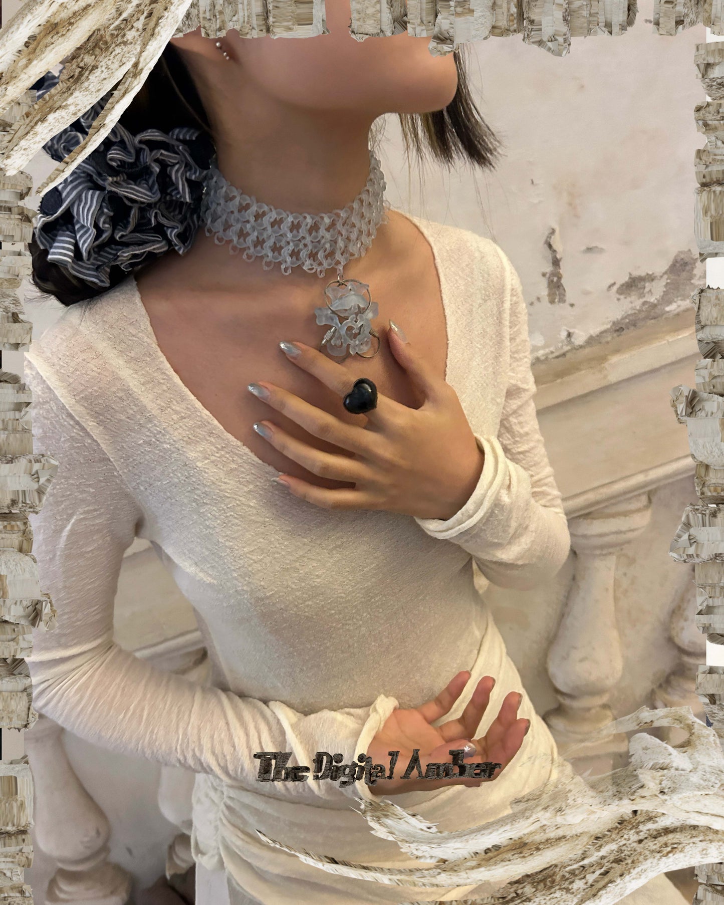*⁂+ Amber Chain Necklace +⁂*