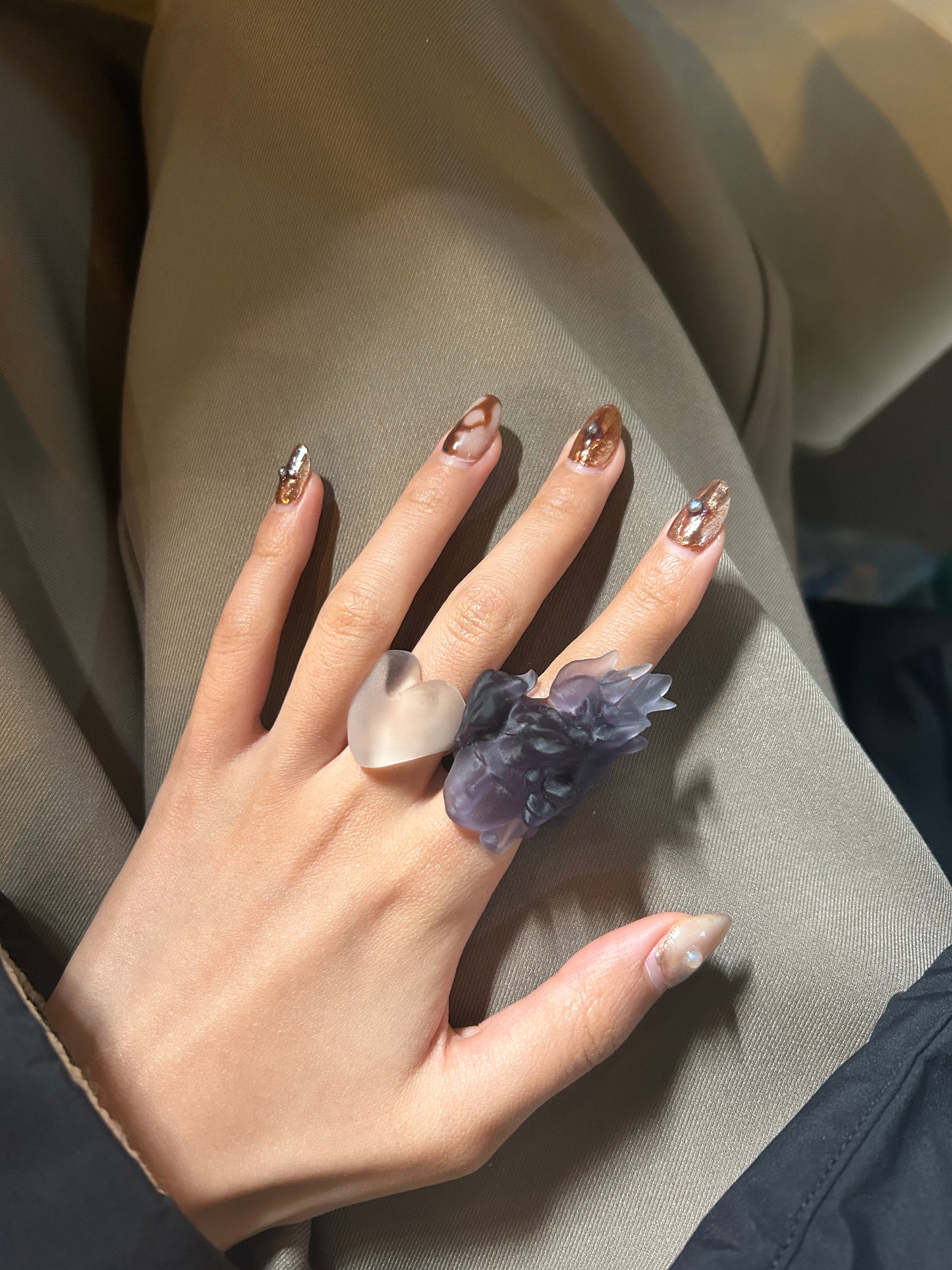 ✧ㅇ*・Smoky Medusa Ring・✧ㅇ*