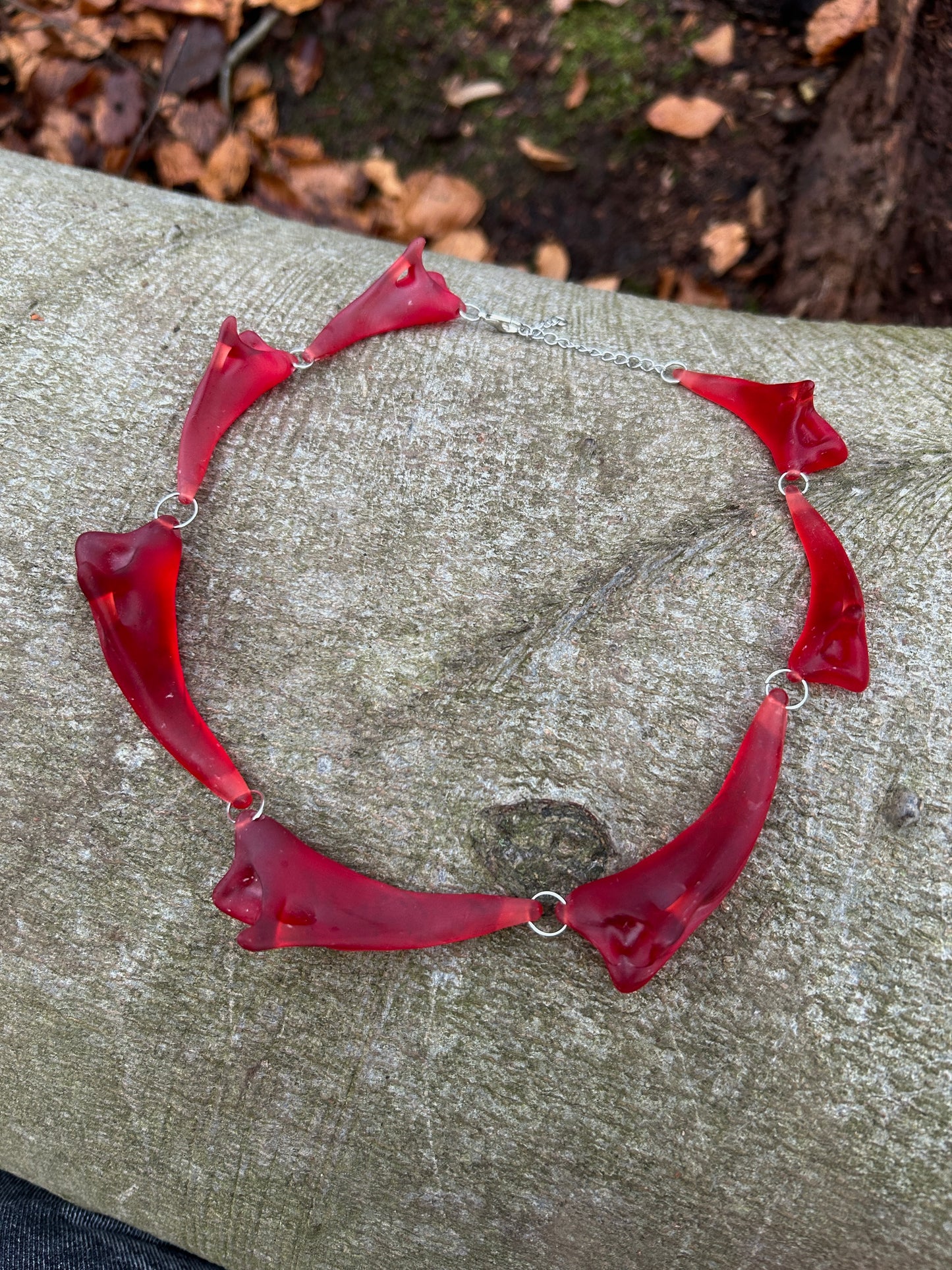 *β*+ Flame Red Amber Chain +*β*