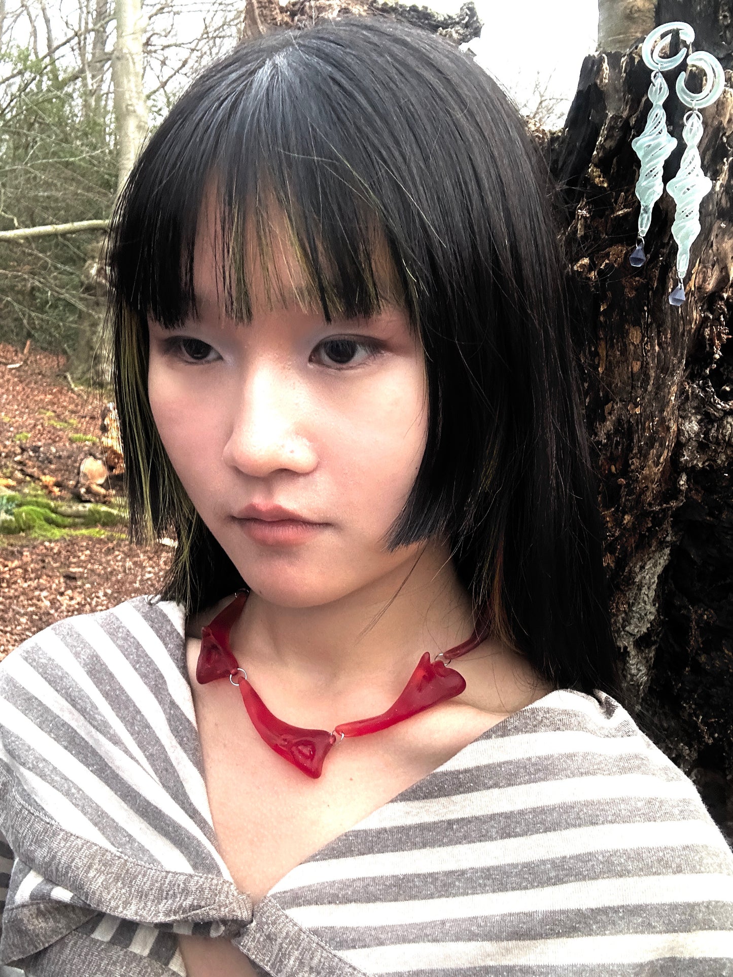 *β*+ Flame Red Amber Chain +*β*