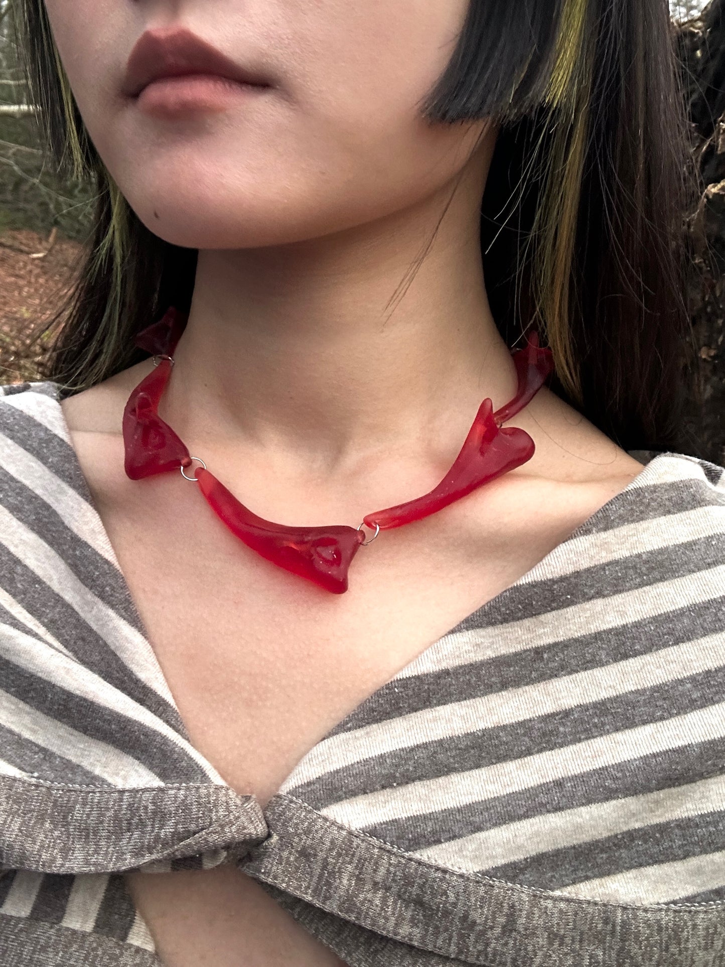 *β*+ Flame Red Amber Chain +*β*