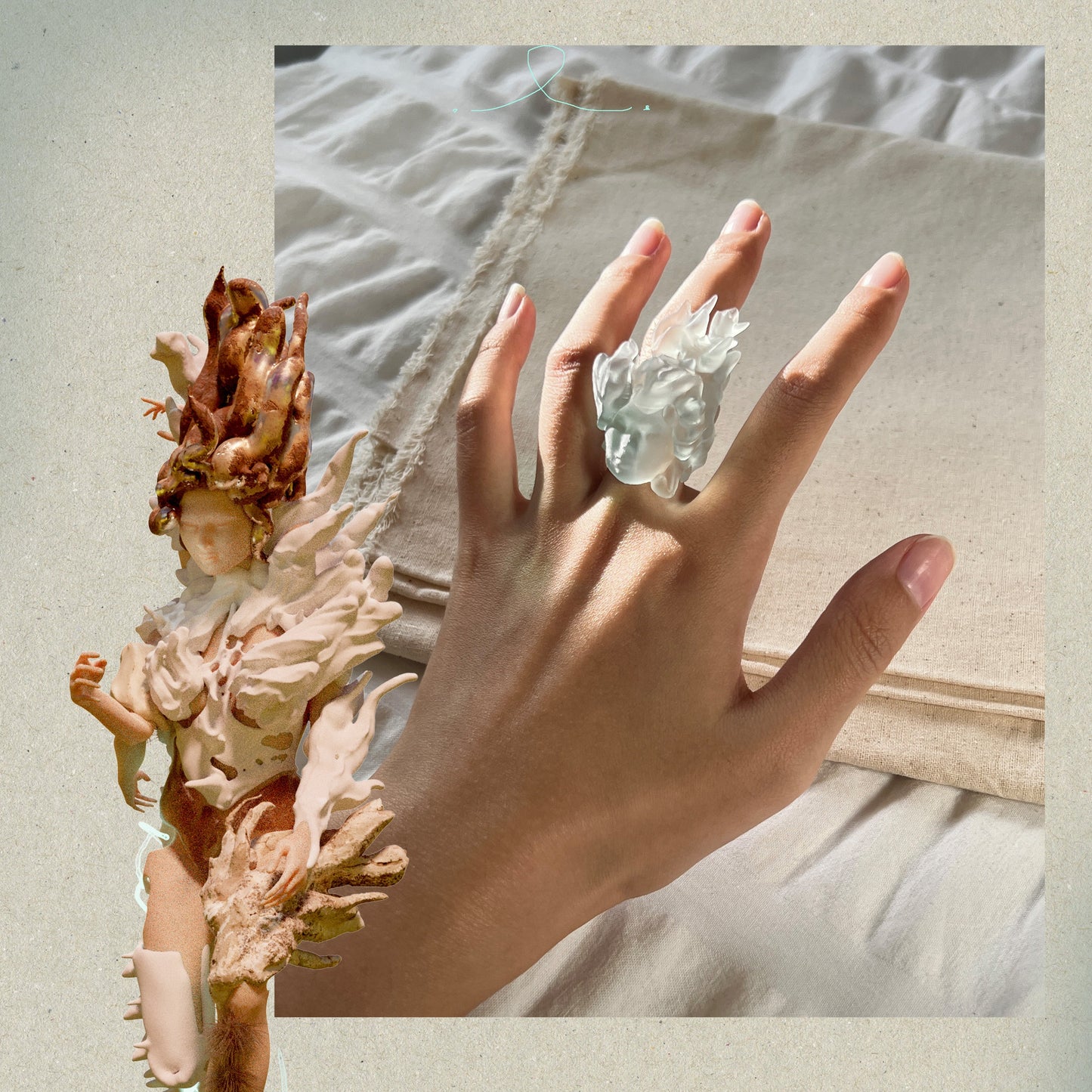 ✧ㅇ❀*・Ice Maiden Ring・✧ㅇ❀*