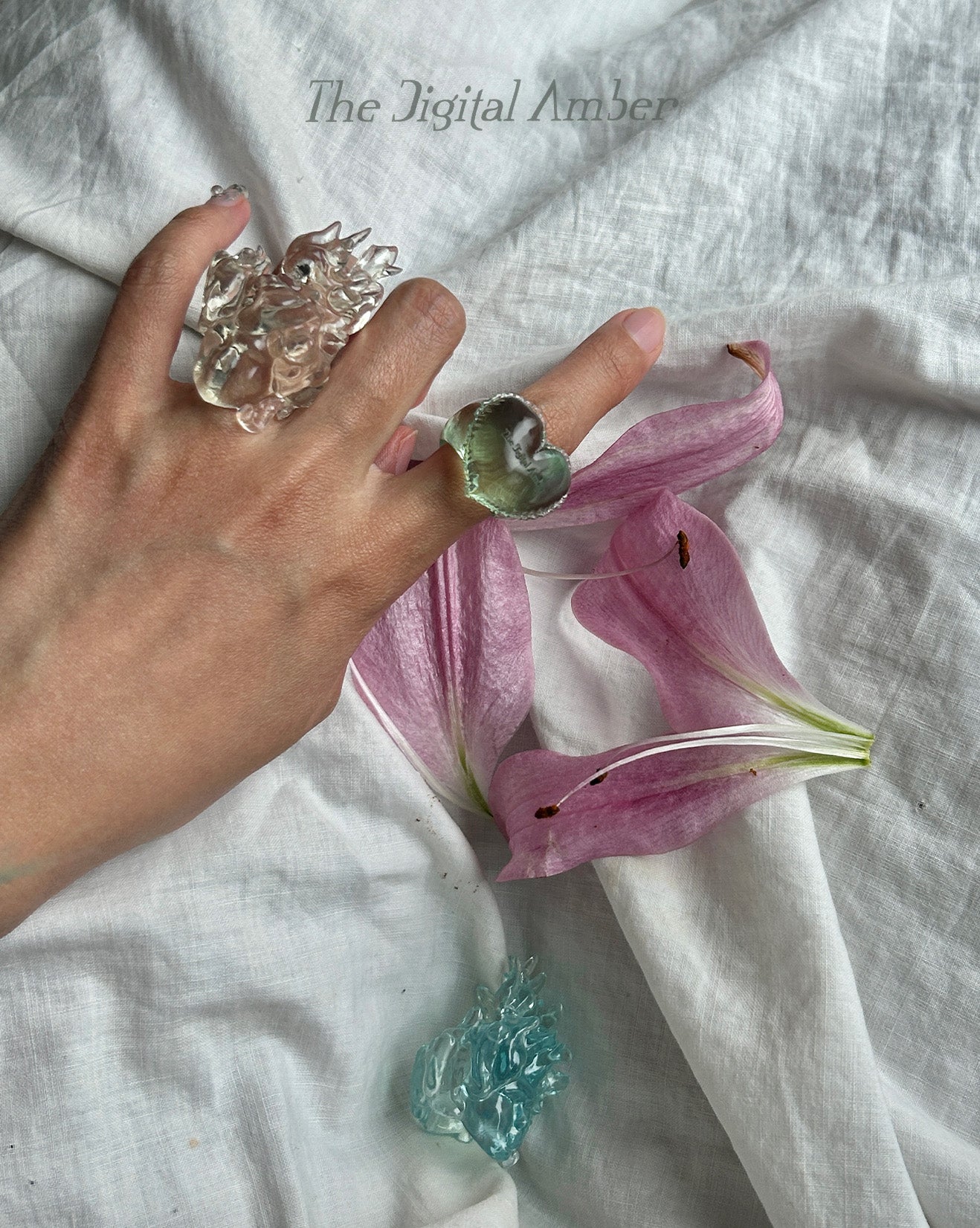 ✧ㅇ⁂*・Turquoise Inflatable Ring・⁂ㅇ✧